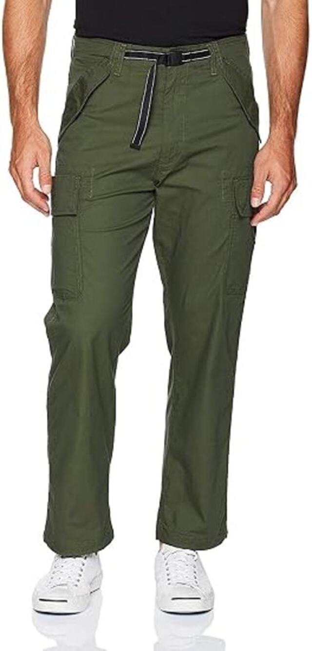 Levi’s Gorpcore Olive Green Cargo Hiking Pants Paratrooper Military 30x30